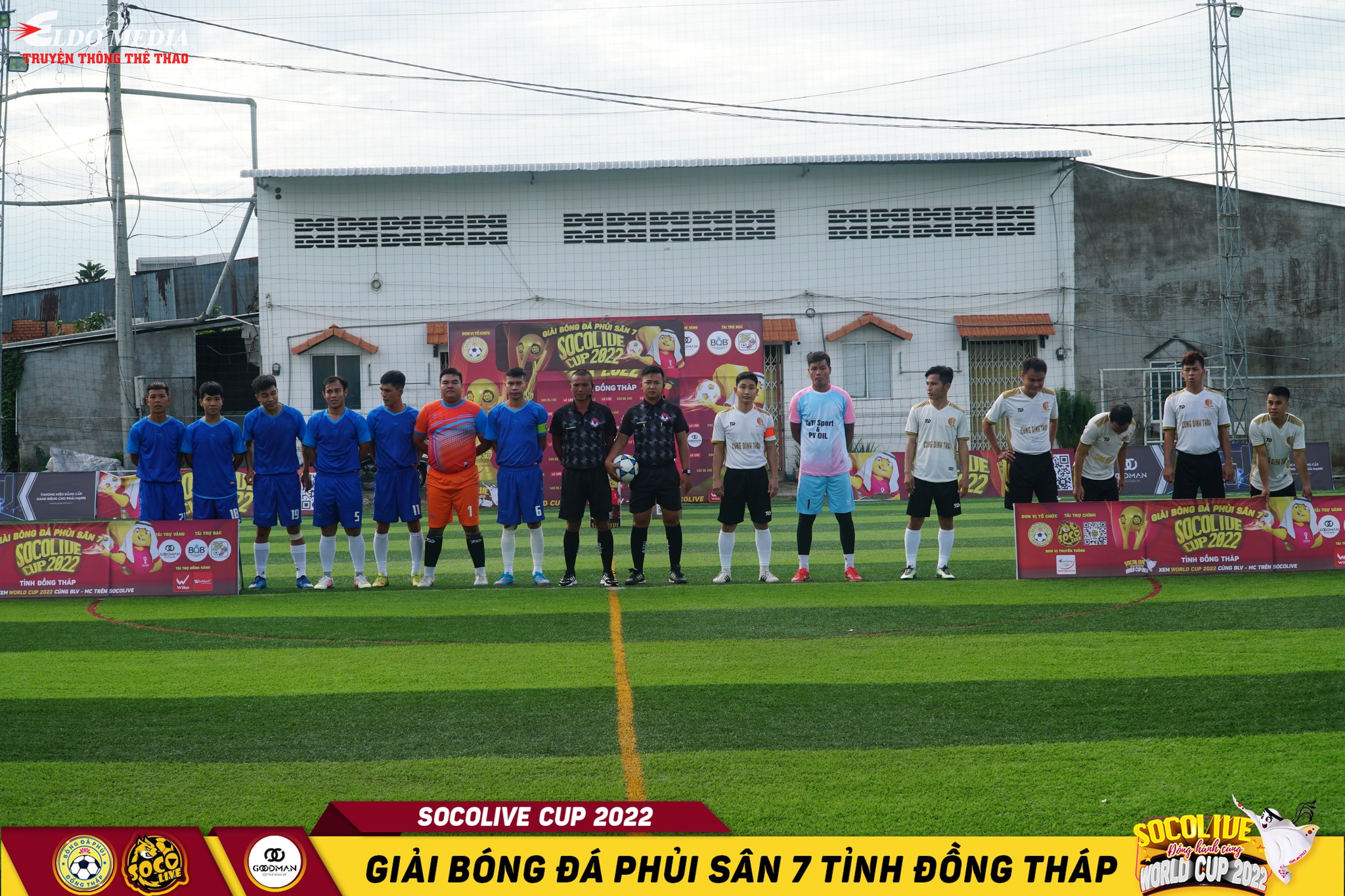 CĐT Đồng Tháp 1-1 Bảo Hiểm Xuân Thành tại V2 giải bóng đá phong trào Đồng Tháp Socolive Cup