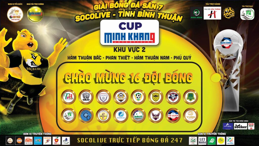 Khu vực 2 Giải Sân 7 Bình Thuận Socolive Cup Minh Khang 2022 