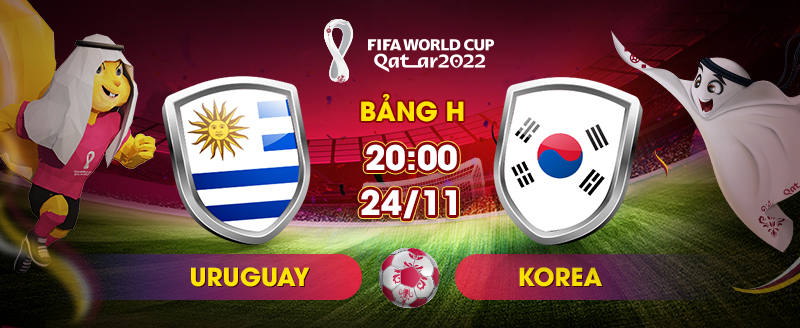 Link Xem Trực Tiếp Uruguay vs Hàn Quốc 20h00 ngày 24/11 - socolive 