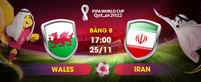 Link Xem Trực Tiếp Wales vs Iran 17h00 ngày 25/11 - socolive 