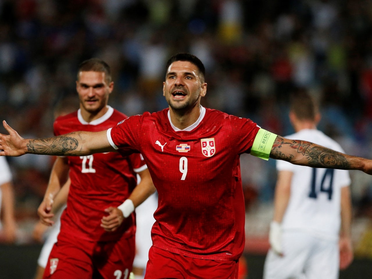 Cầu thủ Serbia ghi bàn tại vòng loại World Cup 2022 