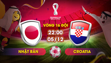 Link Xem Trực Tiếp Nhật Bản vs Croatia 22h00 ngày 05/12
